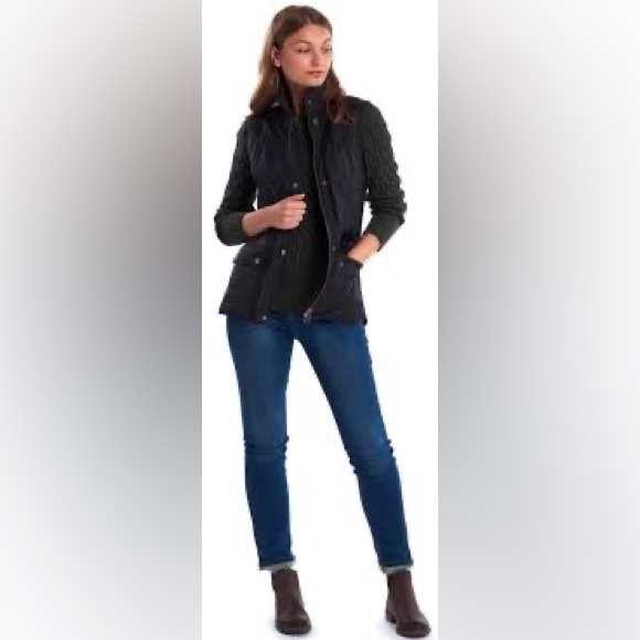 NWTs Barbour Women’s Wray Quilted Gilet/Vest. Black. Sz. 4 US (8 UK) - Picture 16 of 16